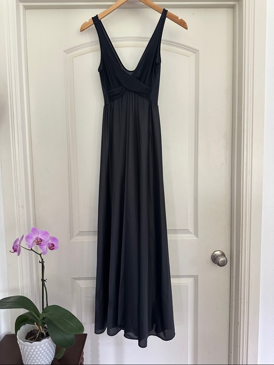 Olga Other - Black vintage Olga lingerie nightgown